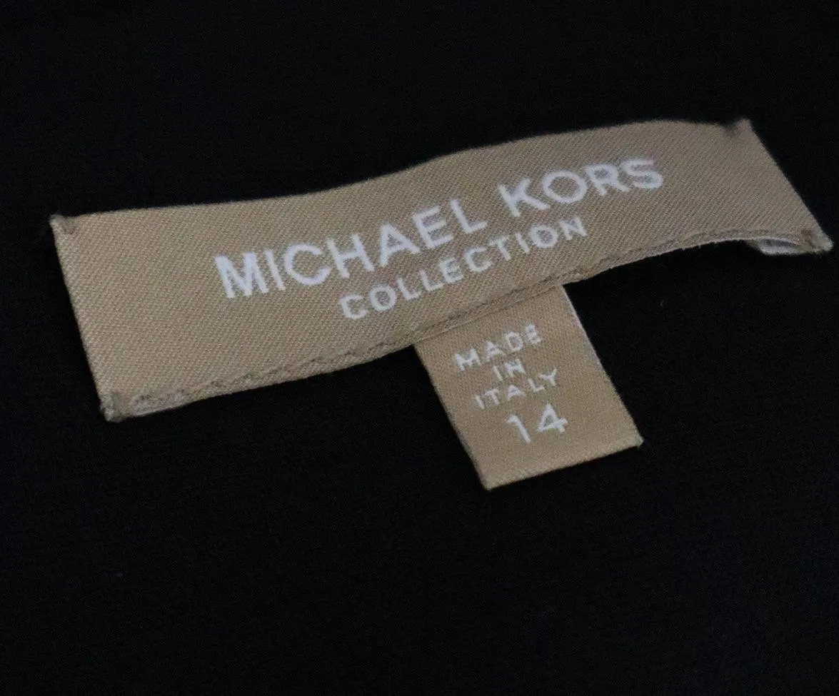 Michael Kors Black Wool Dress sz 14
