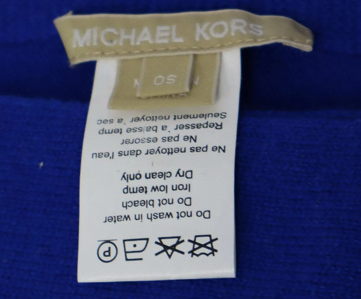 Michael Kors Royal Blue Cashmere Scarf