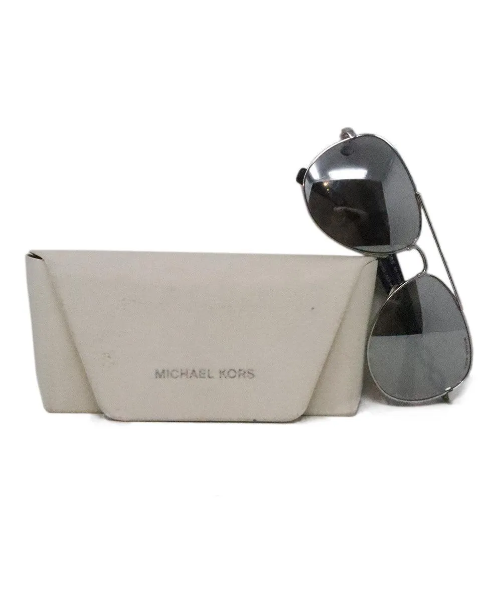 Michael Kors Silver & Black Sunglasses
