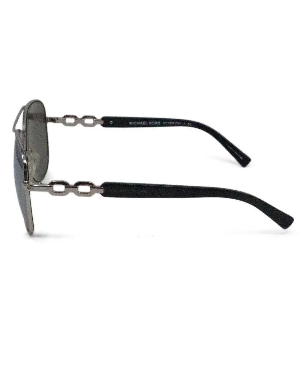 Michael Kors Silver & Black Sunglasses