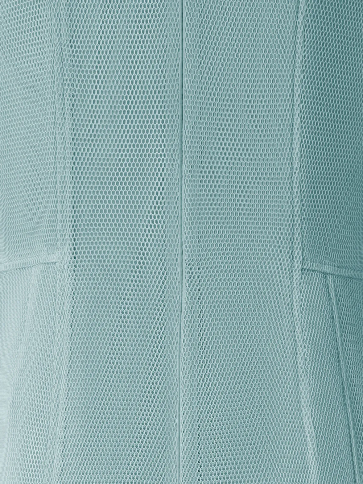 Midi Dress in Asymmetrical Techno Grid 