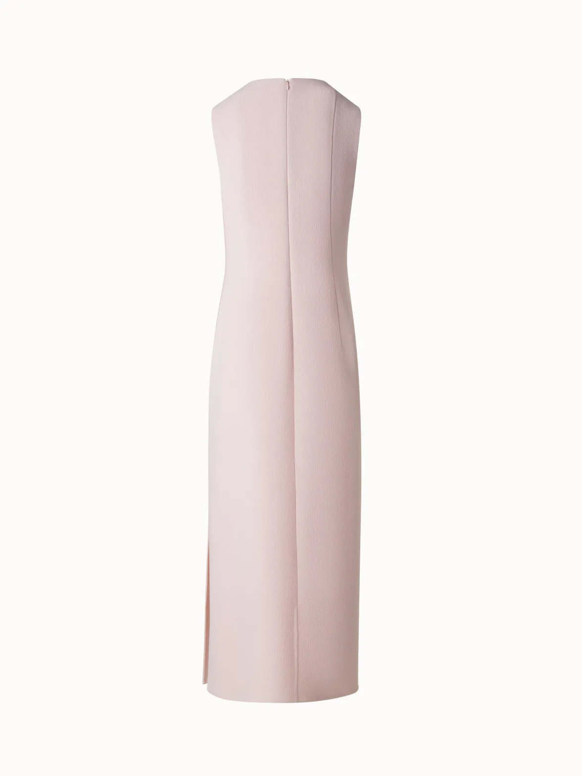 Midi Sheath Dress in Wool Double-Face 