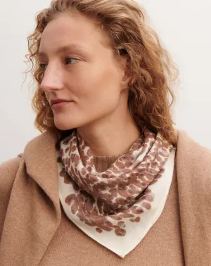 Mini printed square scarf Eric Bompard