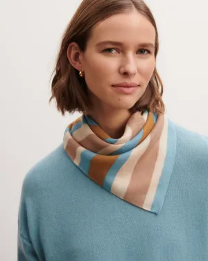 Mini printed square scarf Eric Bompard