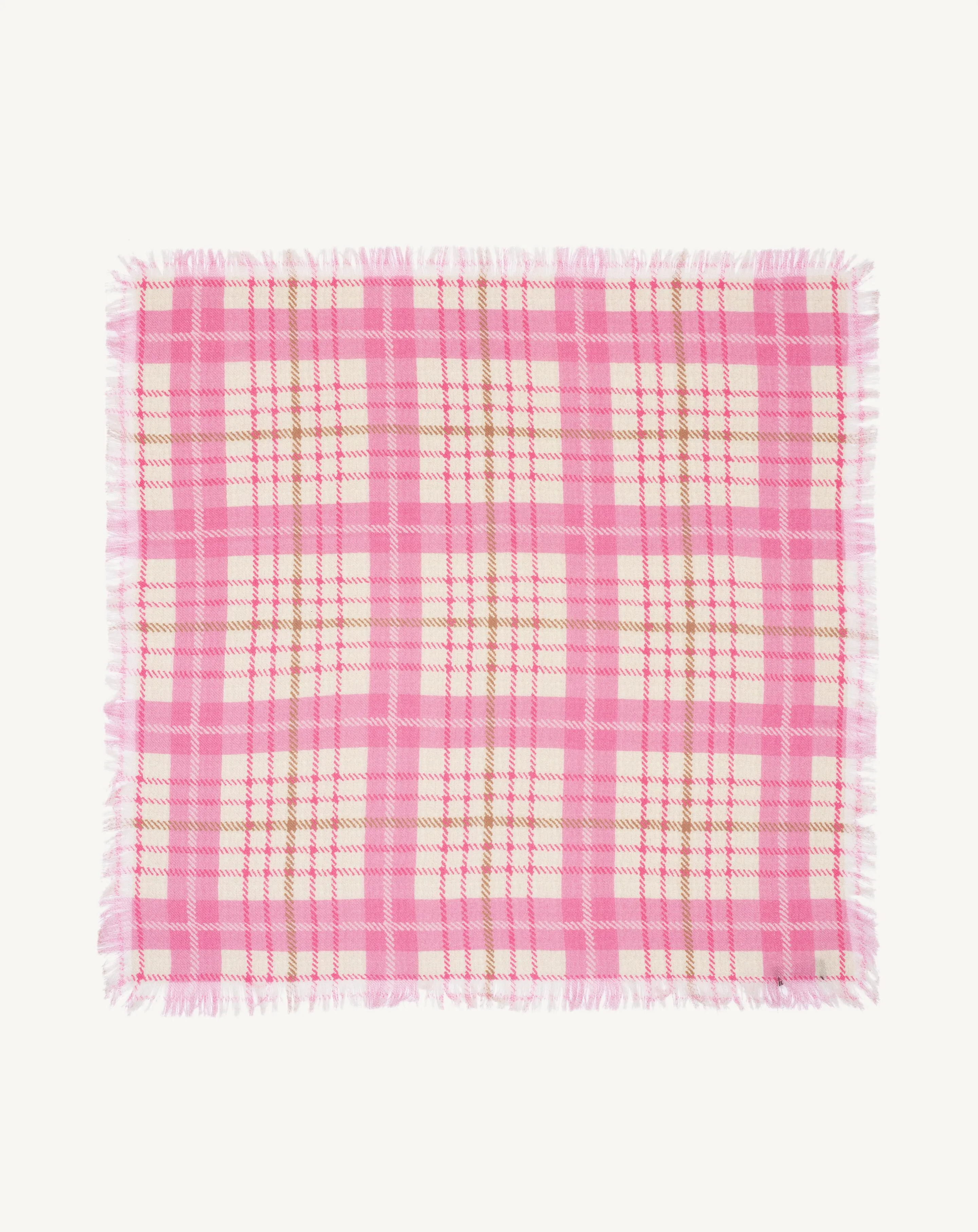 Mini printed twill square scarf Eric Bompard