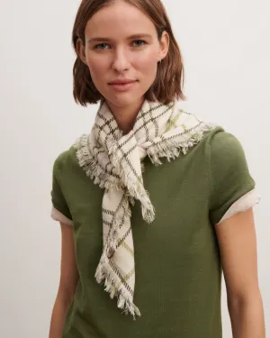 Mini printed twill square scarf Eric Bompard