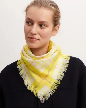 Mini printed twill square scarf Eric Bompard