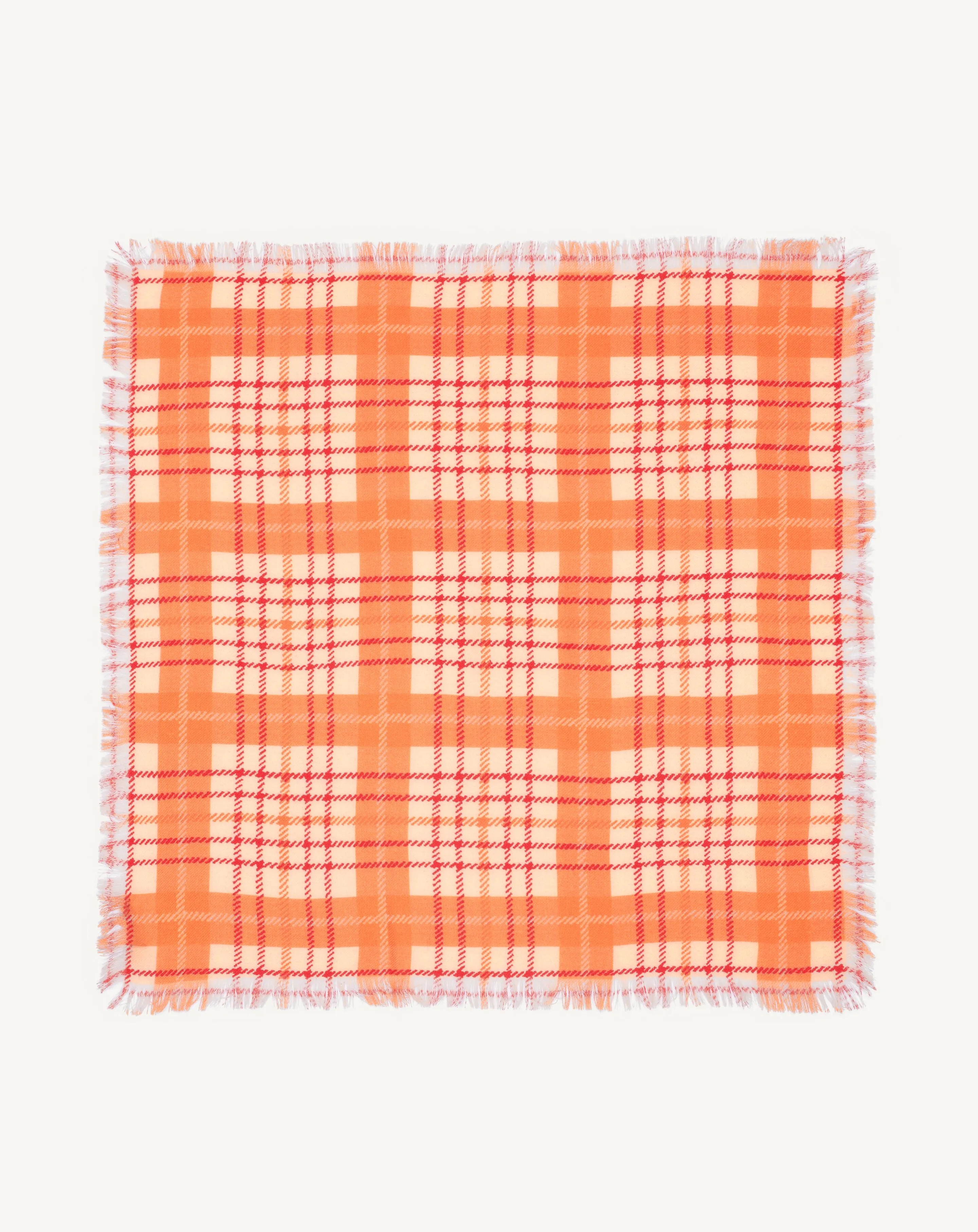 Mini printed twill square scarf Eric Bompard
