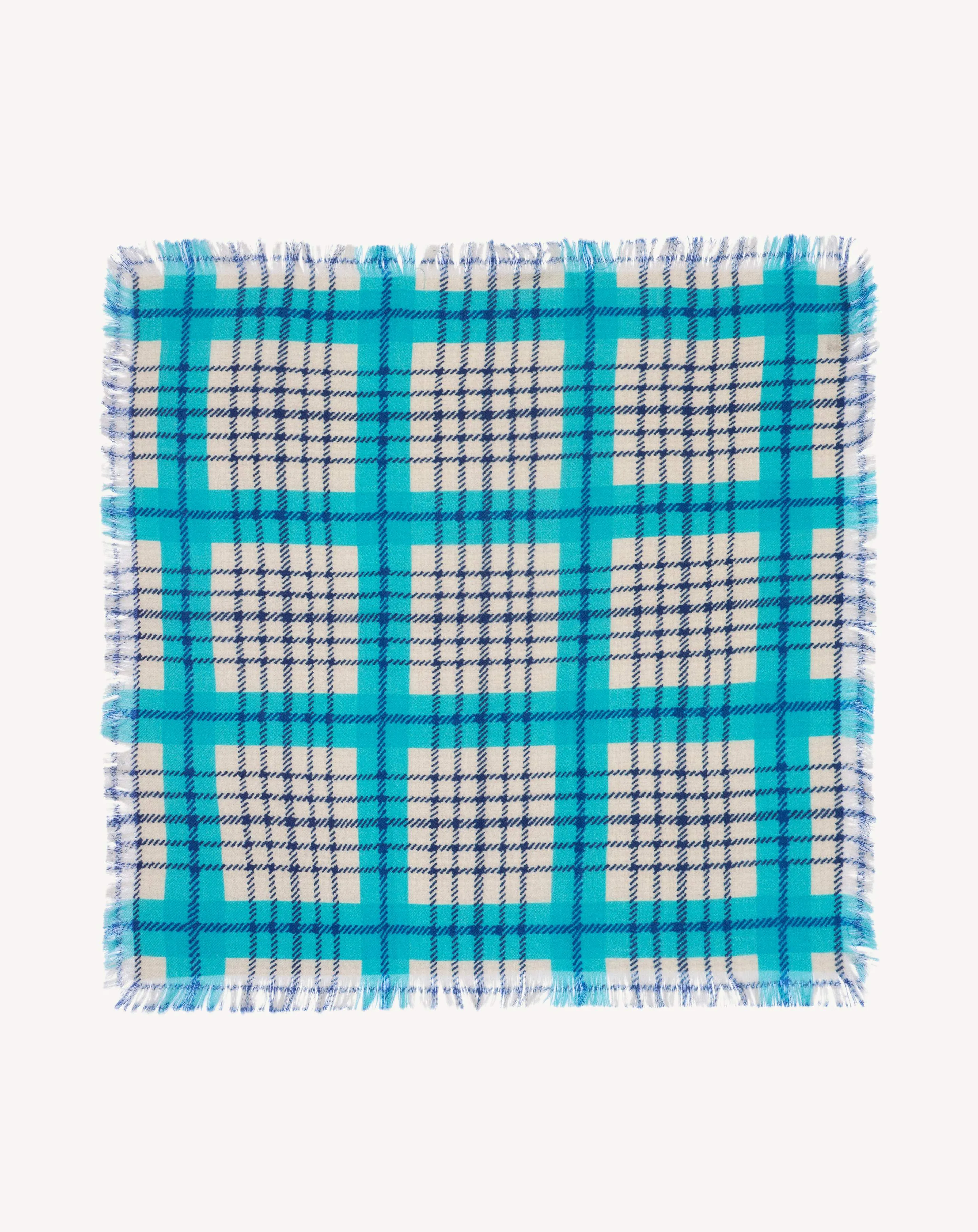 Mini printed twill square scarf Eric Bompard