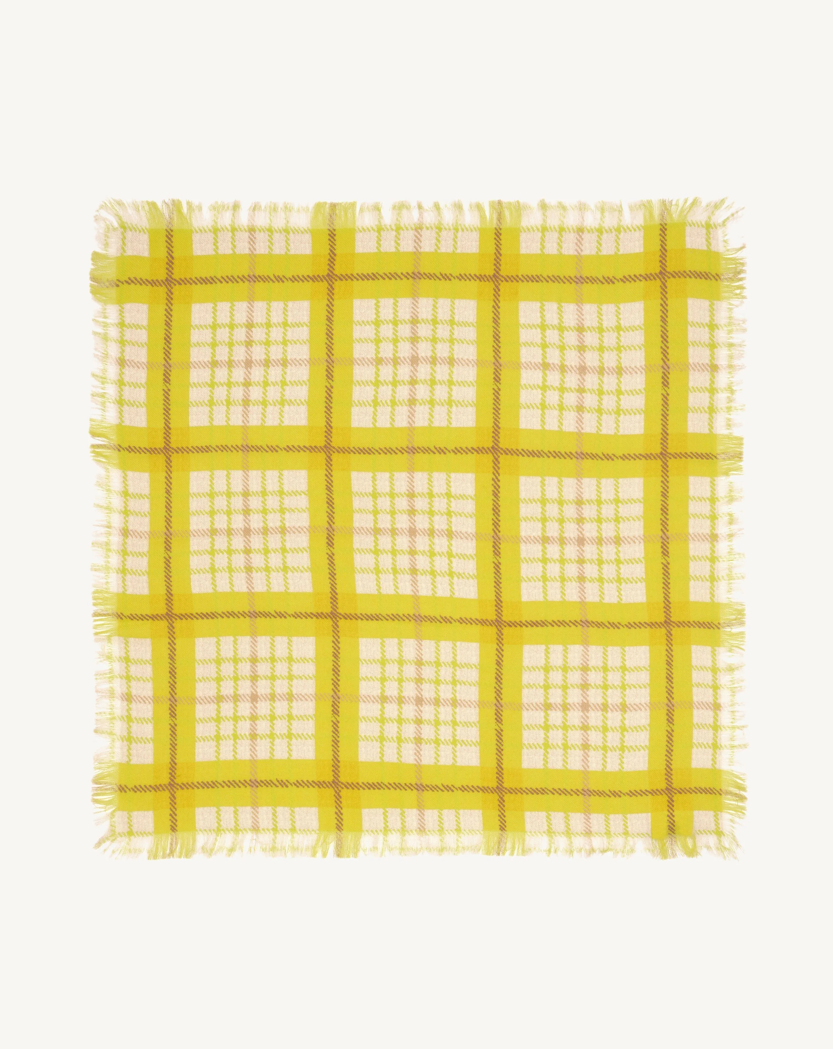 Mini printed twill square scarf Eric Bompard