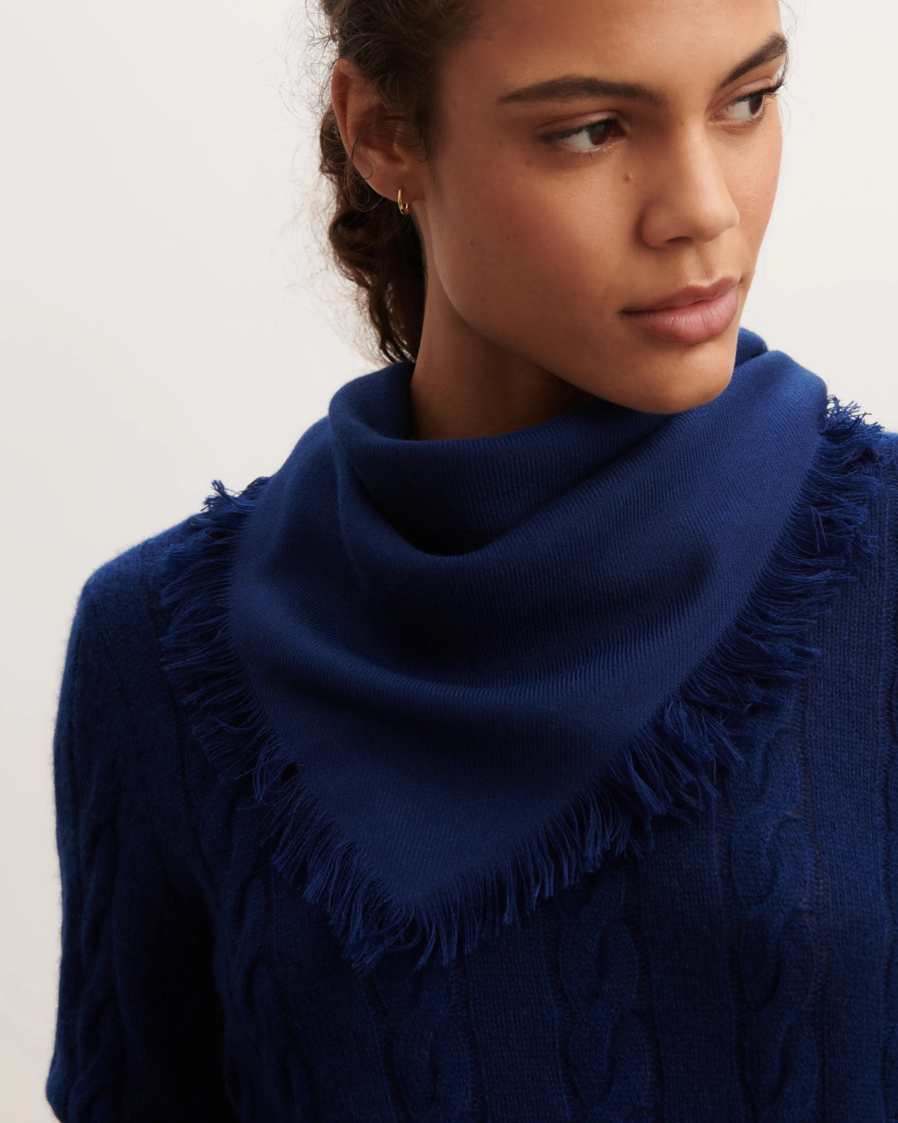 Mini twill square scarf Eric Bompard