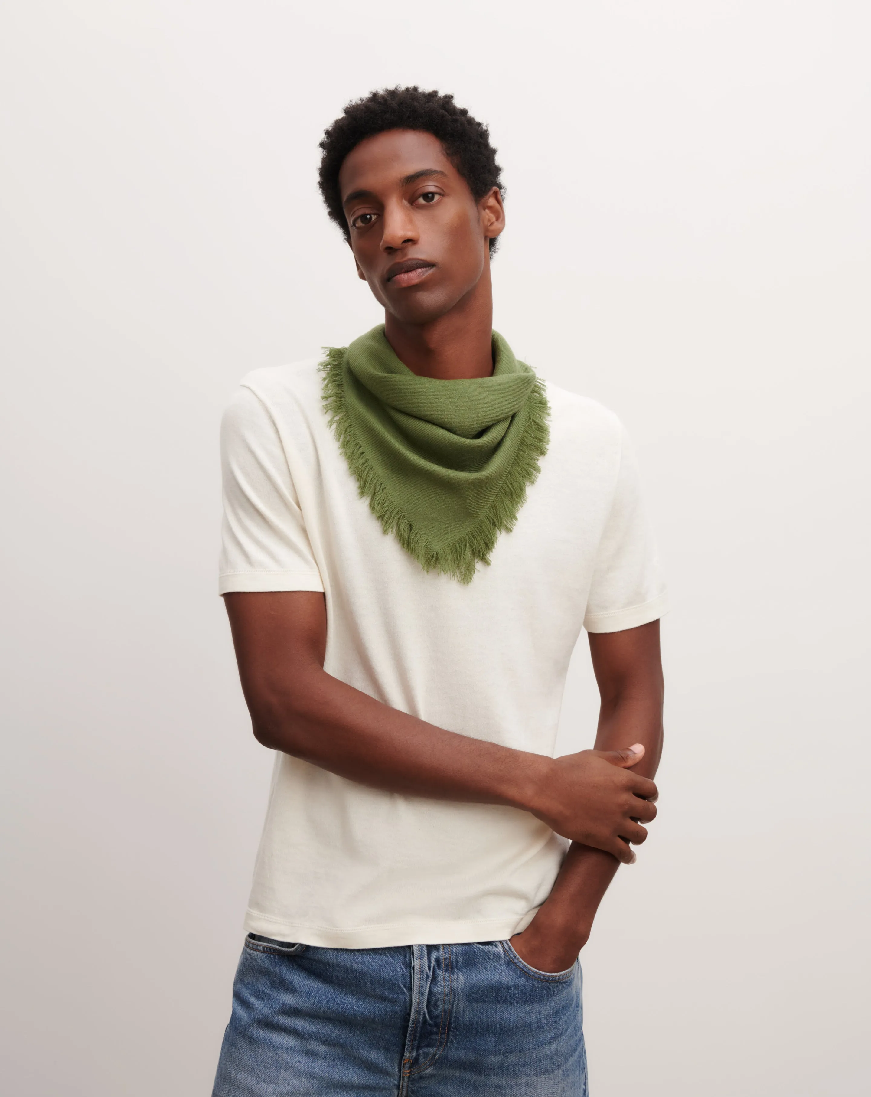 Mini twill square scarf Eric Bompard