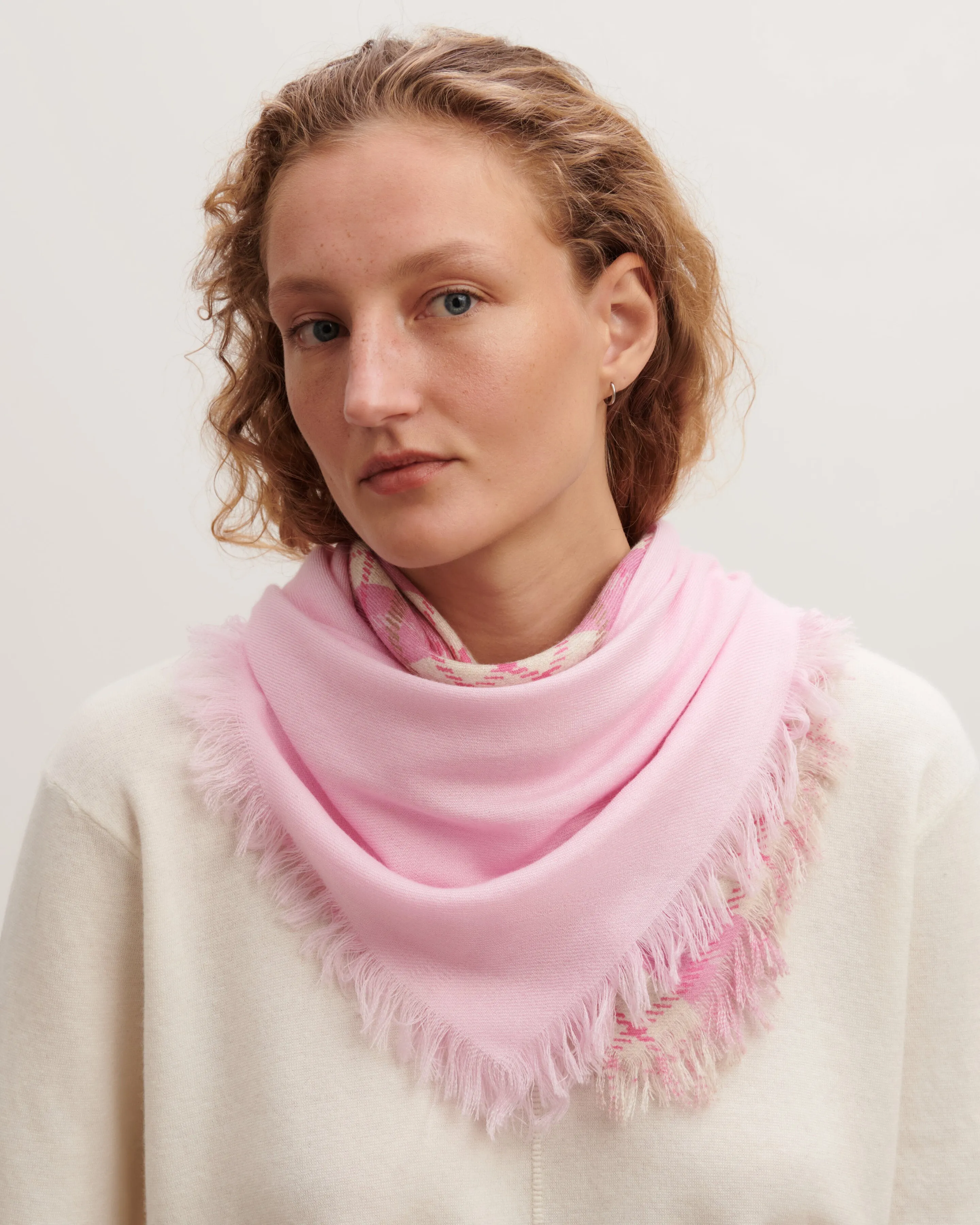 Mini twill square scarf Eric Bompard
