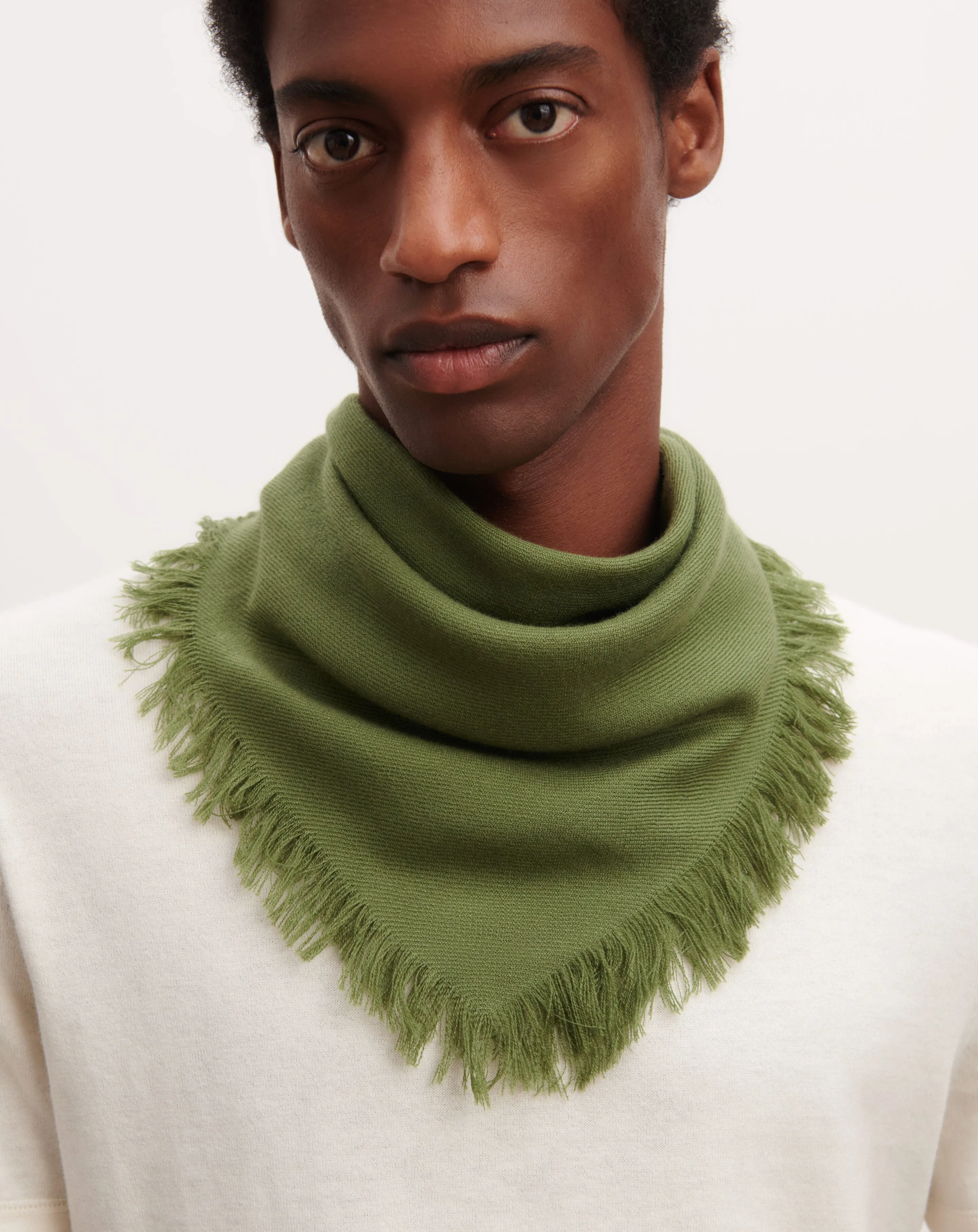Mini twill square scarf Eric Bompard