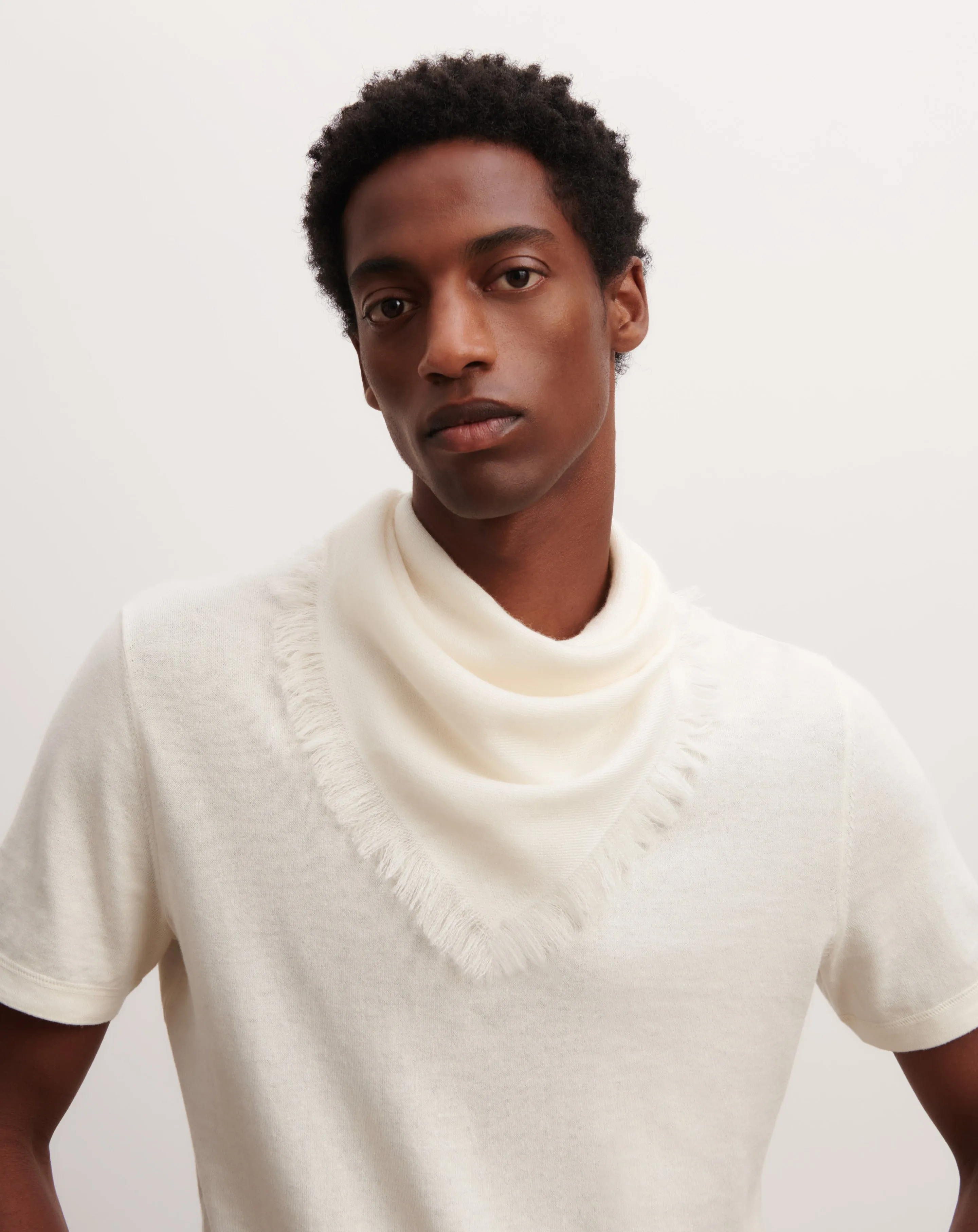 Mini twill square scarf Eric Bompard