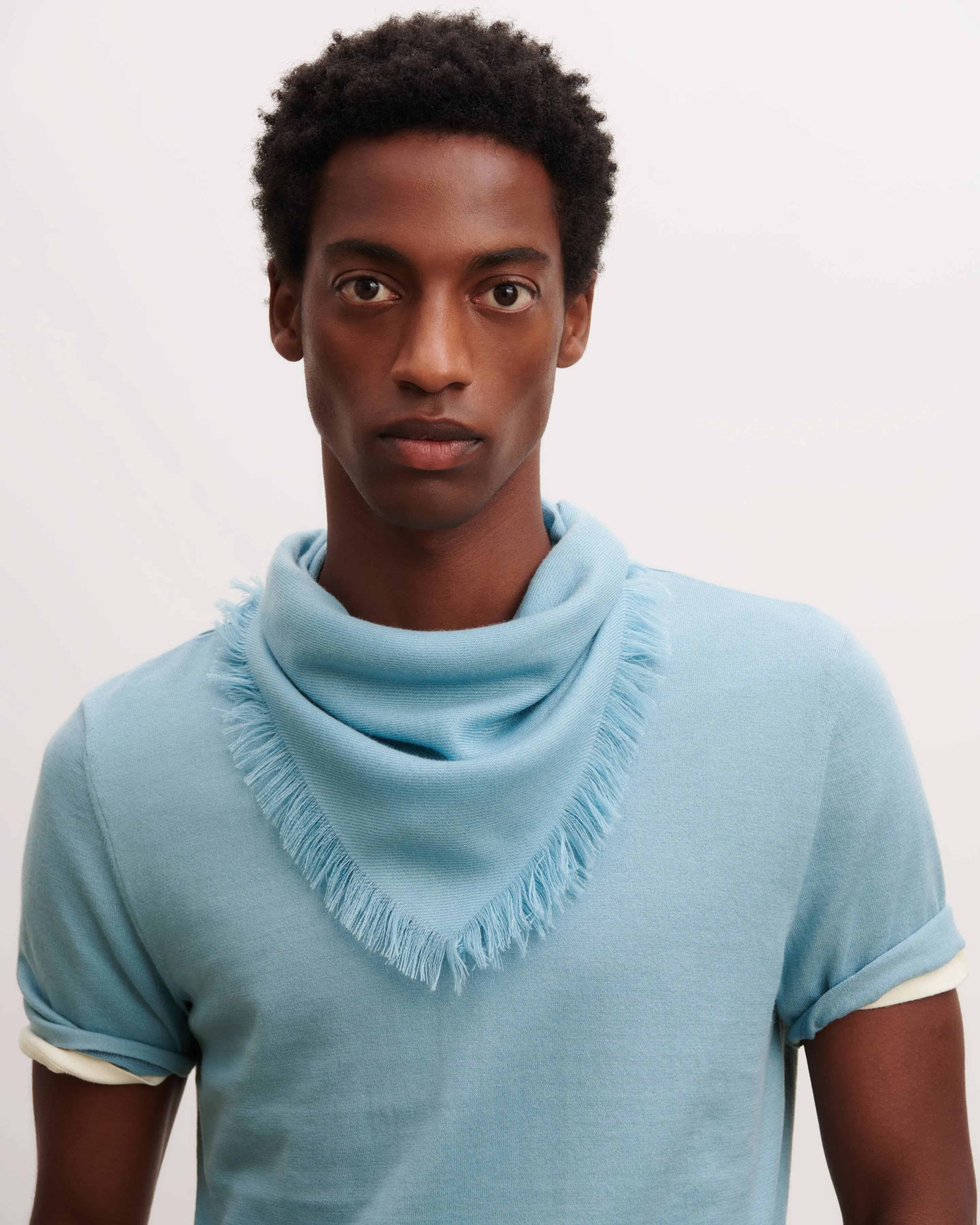 Mini twill square scarf Eric Bompard