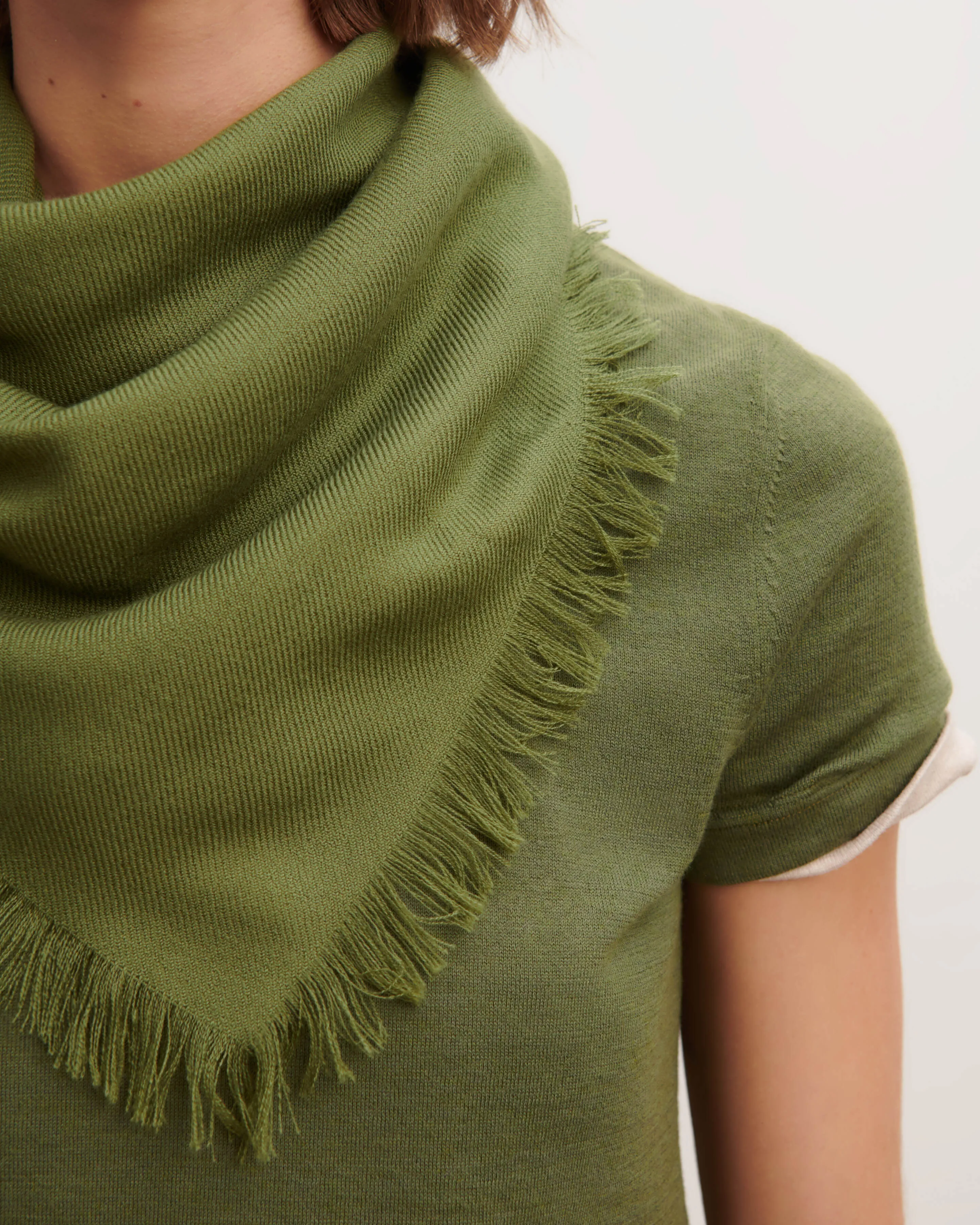 Mini twill square scarf Eric Bompard