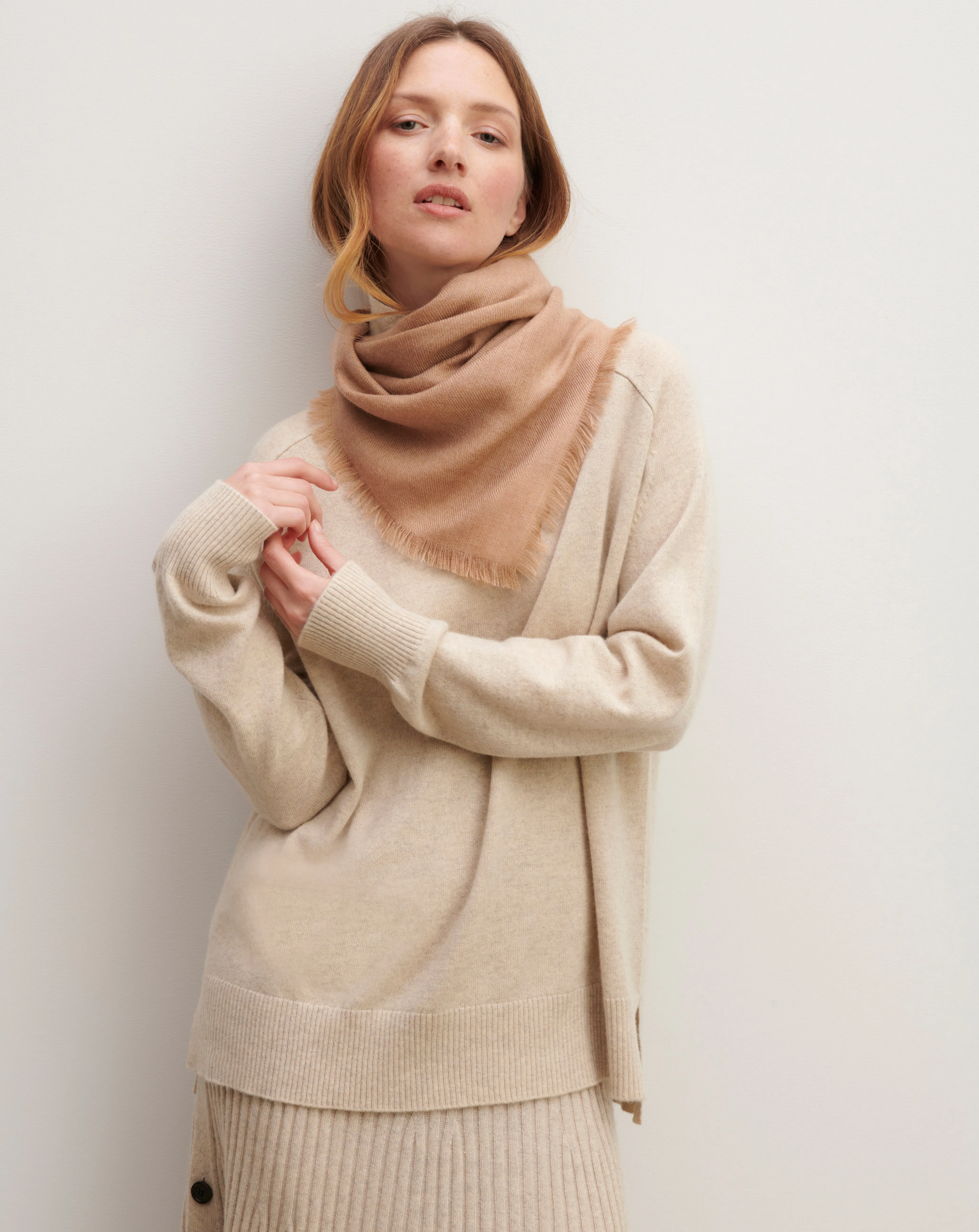 Mini twill square scarf Eric Bompard
