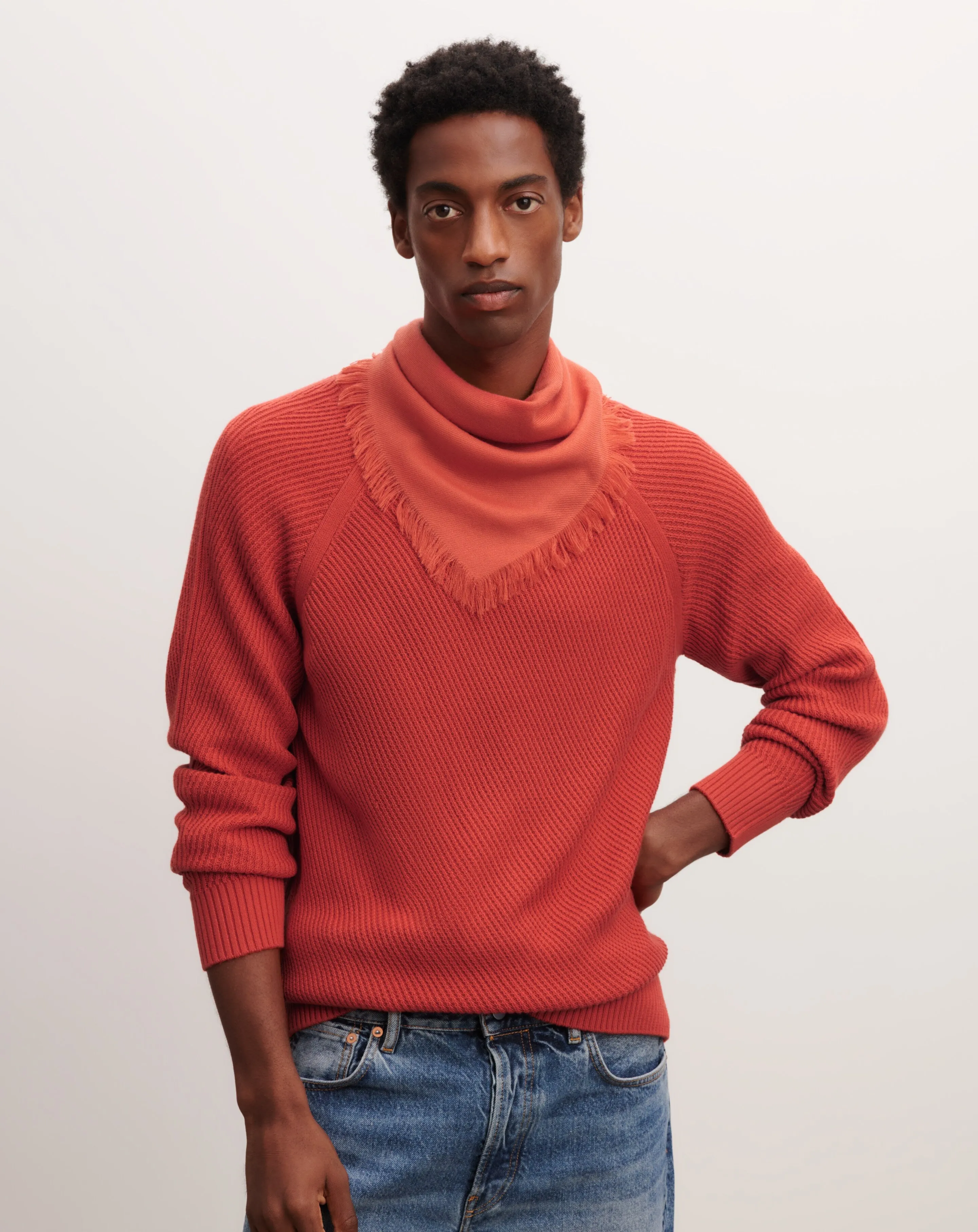Mini twill square scarf Eric Bompard