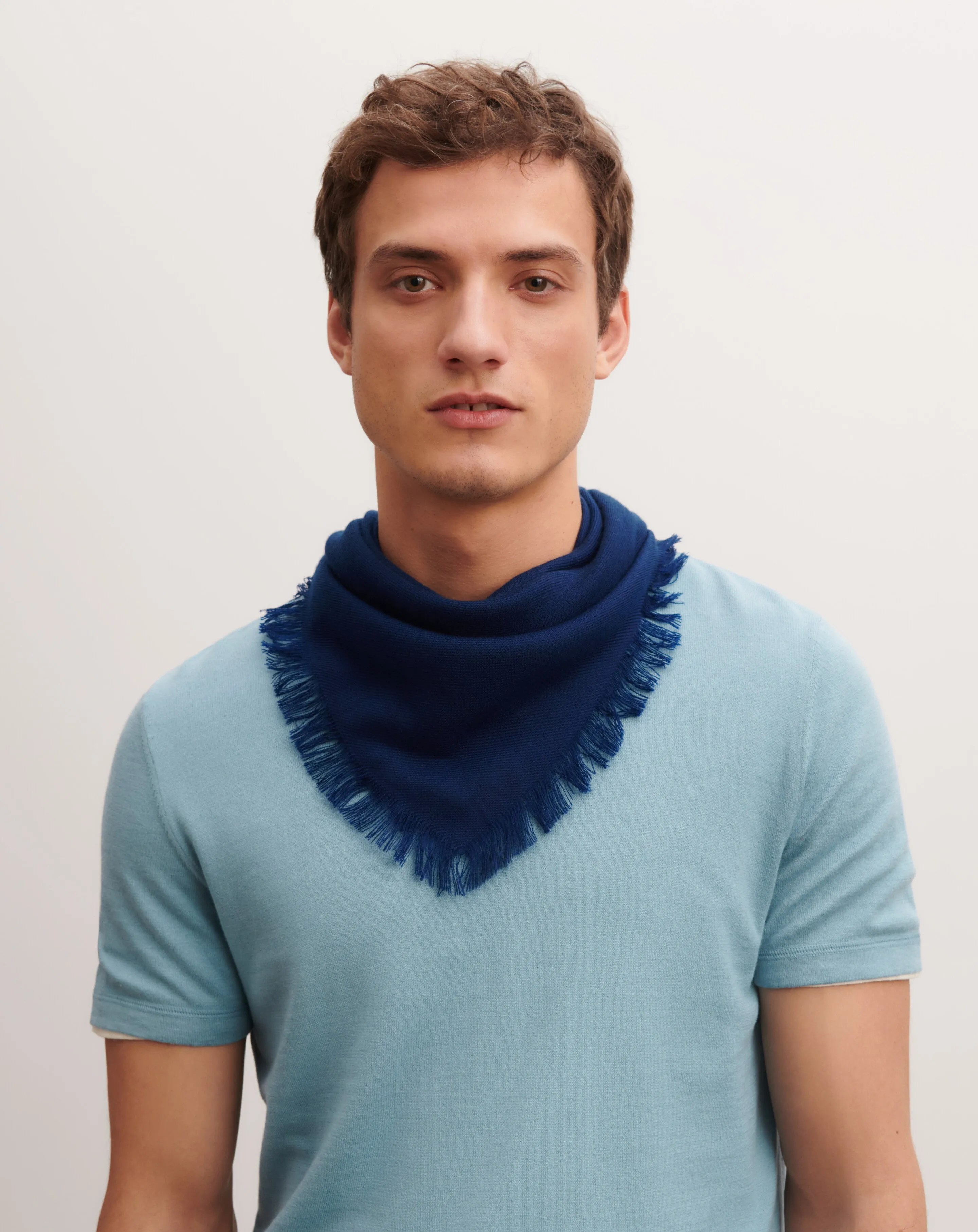 Mini twill square scarf Eric Bompard