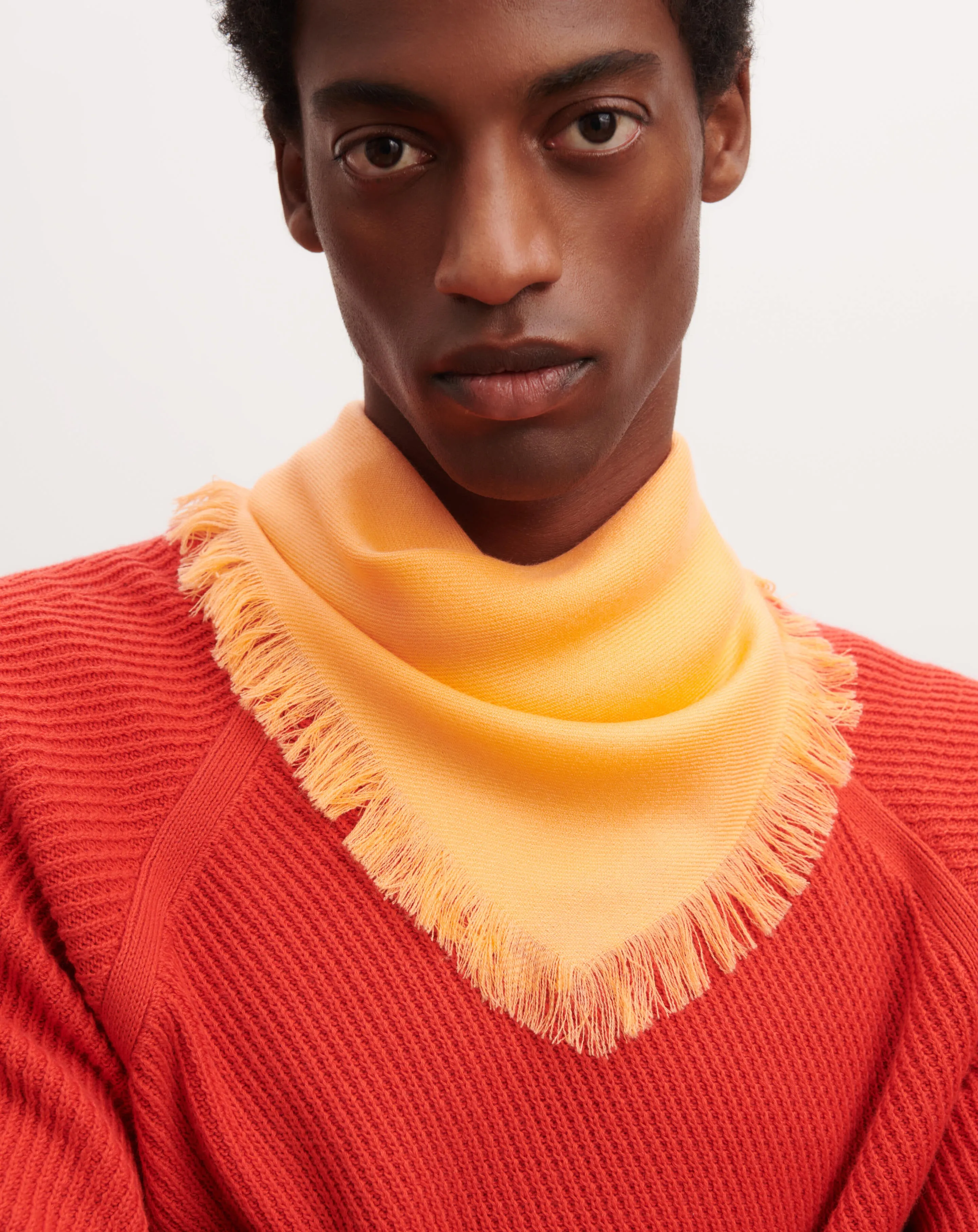 Mini twill square scarf Eric Bompard