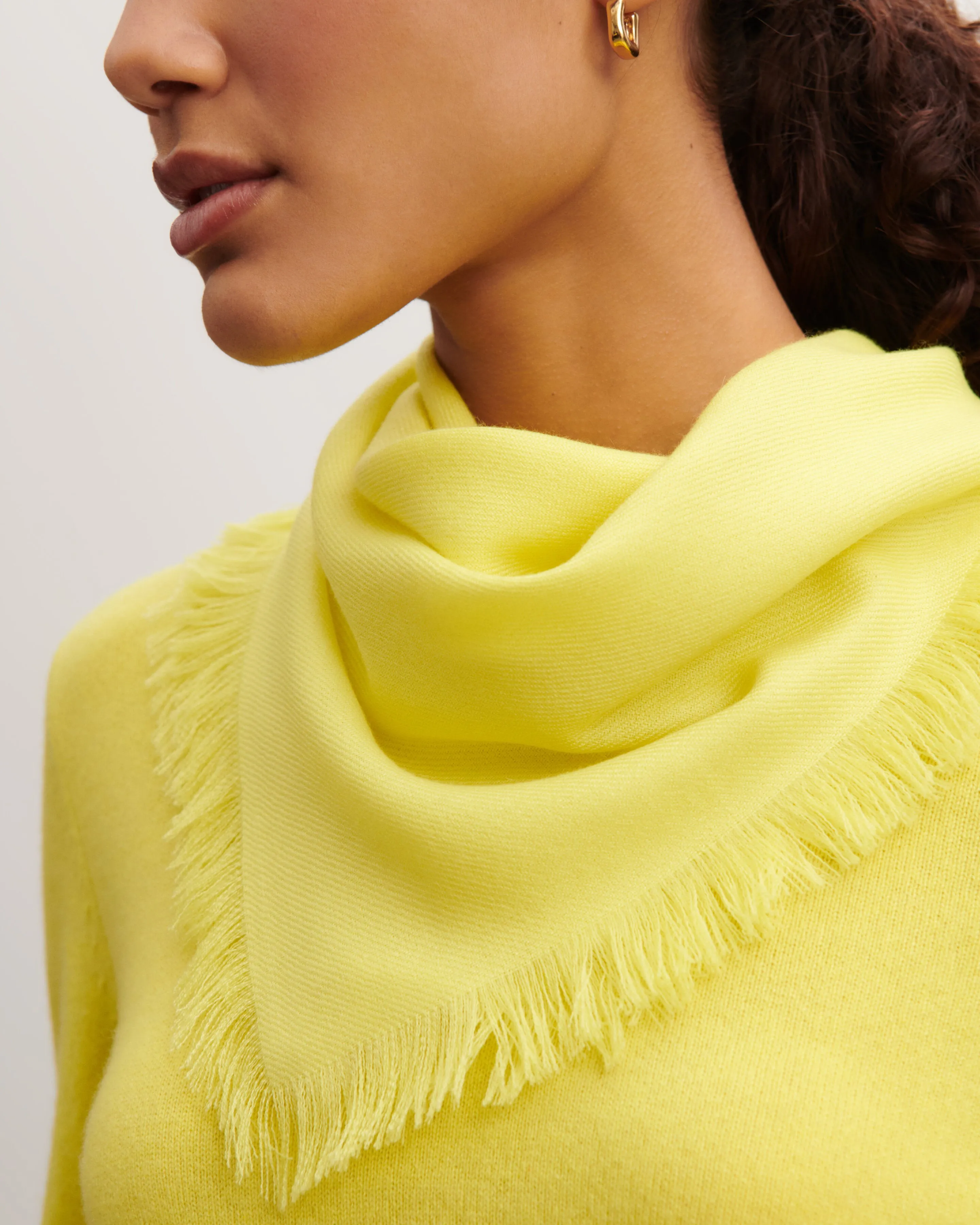 Mini twill square scarf Eric Bompard