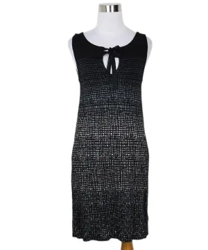 Missoni Black White & Grey Wool Dress sz 4