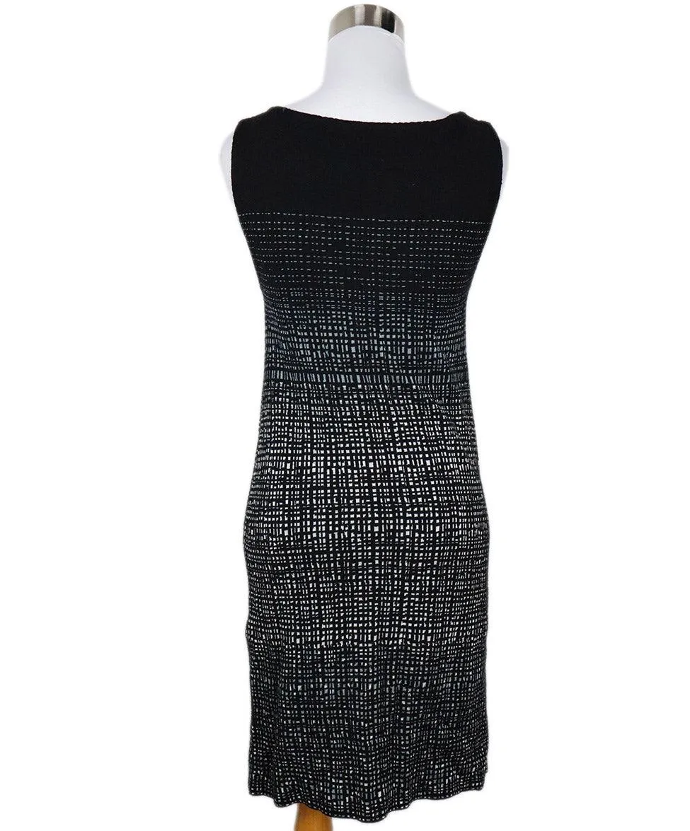 Missoni Black White & Grey Wool Dress sz 4