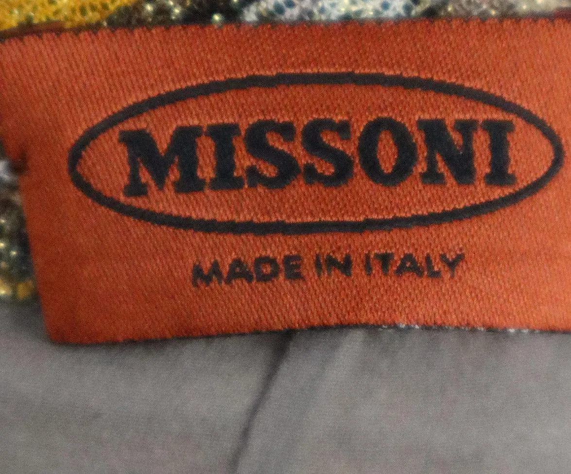 Missoni Brown Beaded Knit Tunic sz 4