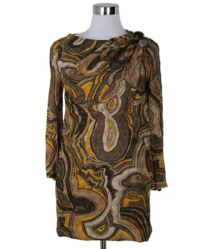 Missoni Brown Beaded Knit Tunic sz 4