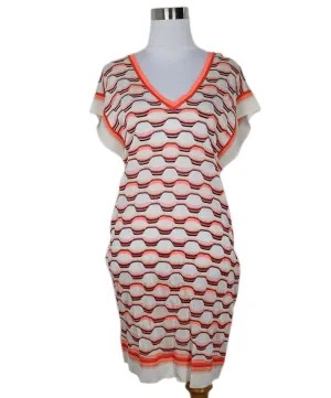 Missoni Coral White & Black Dress sz 4
