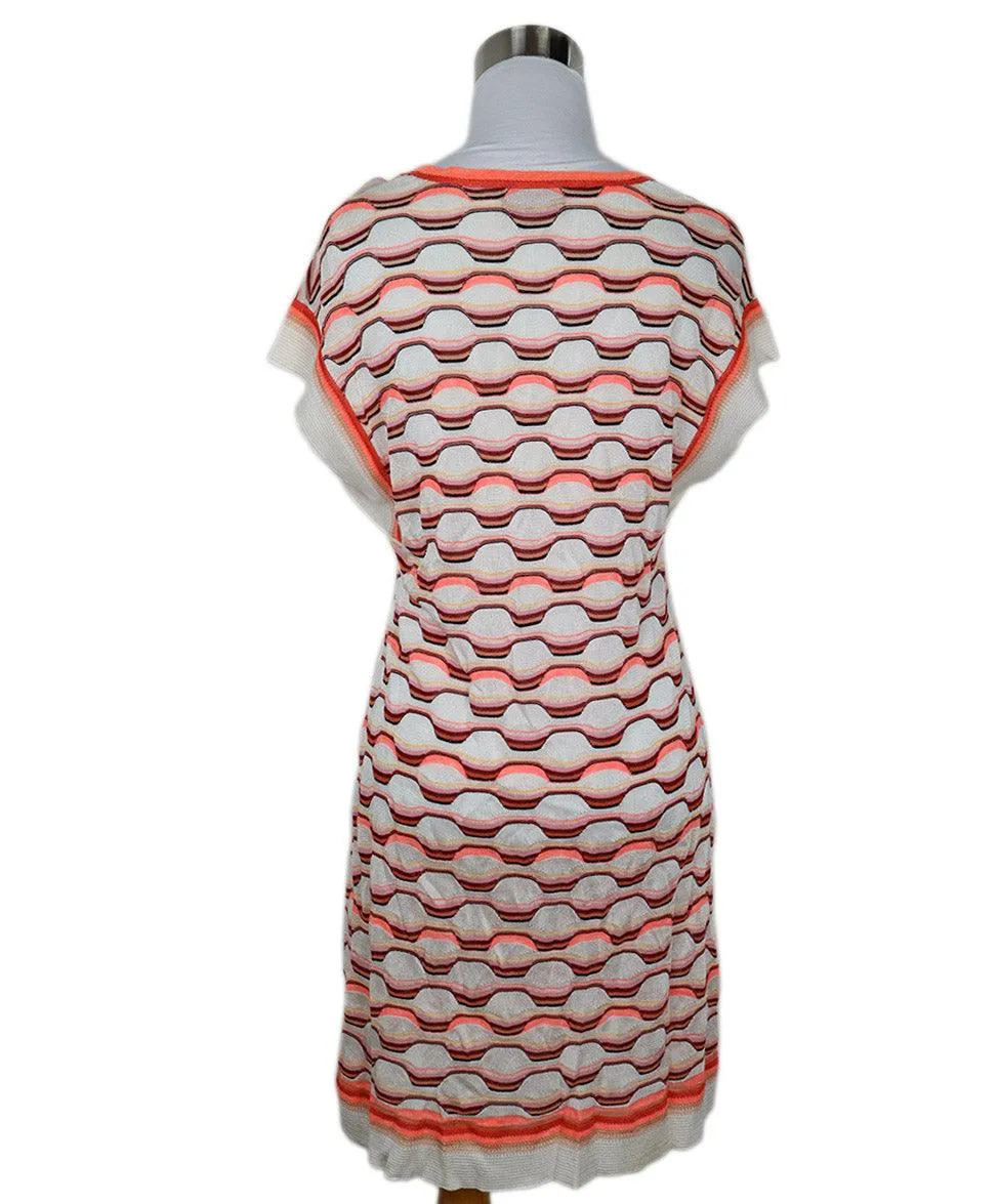 Missoni Coral White & Black Dress sz 4