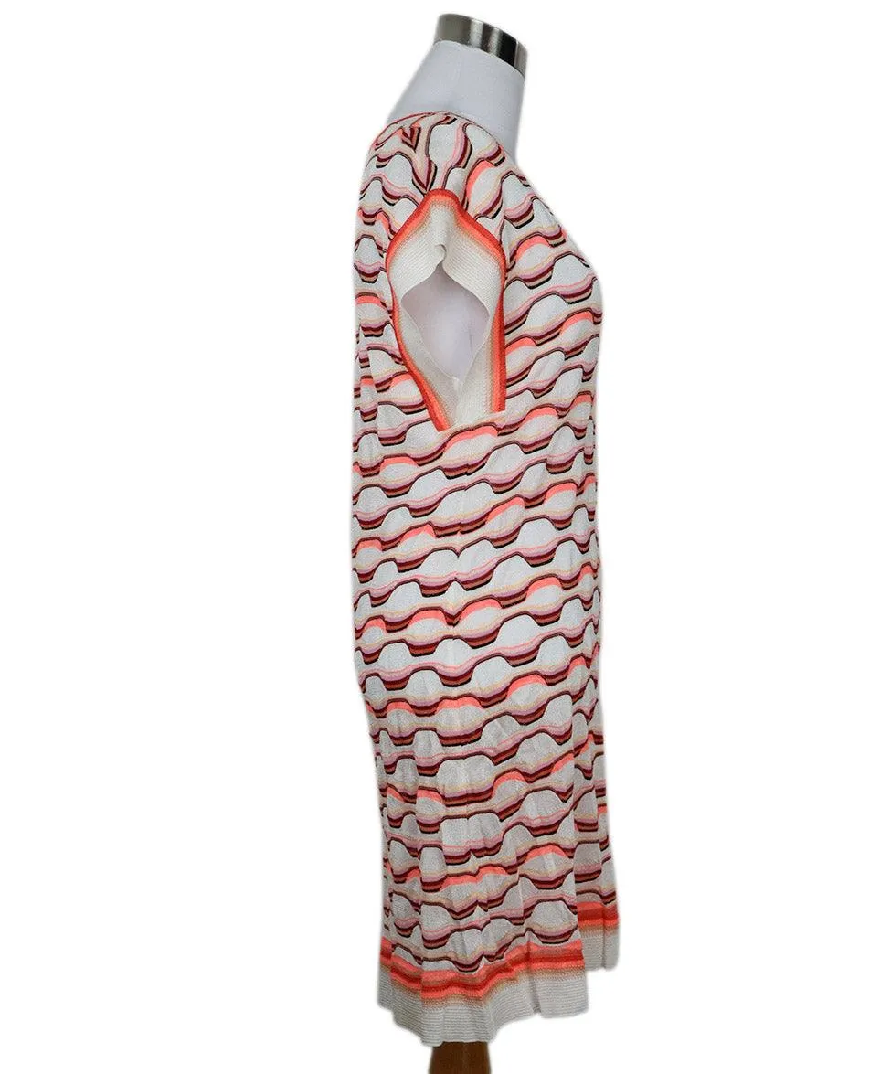 Missoni Coral White & Black Dress sz 4