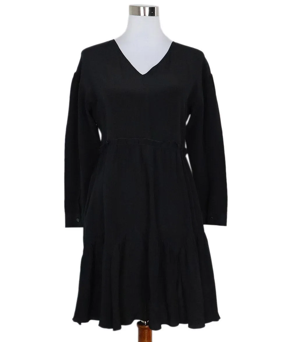 Miu Miu Black Silk Dress sz 6