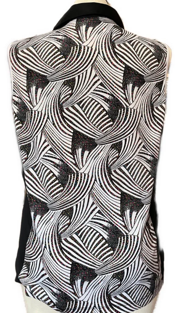 Monterey Club Multicolored Print Sleeveless Golf Top Size XXL