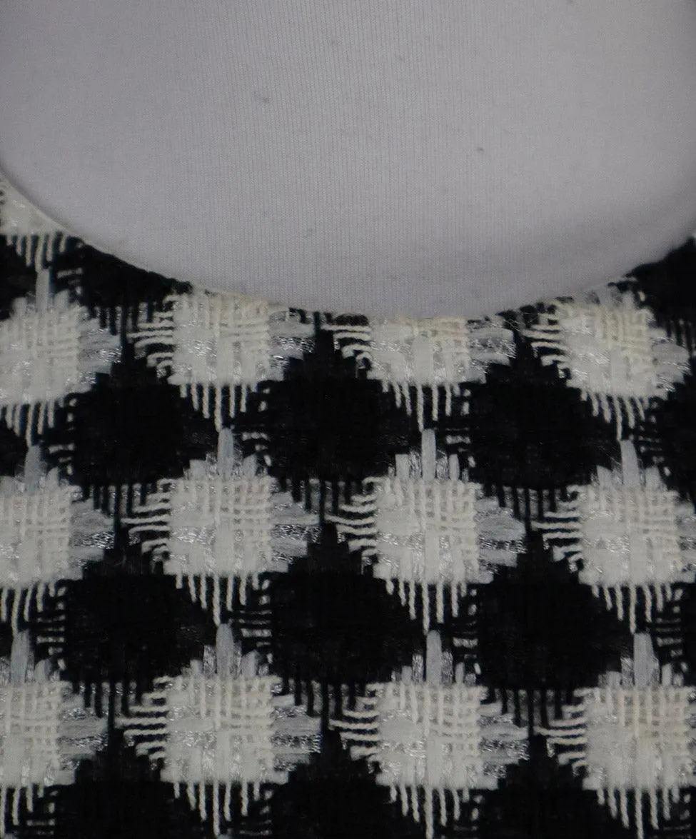 Msgm B&W Check Print Dress sz 6