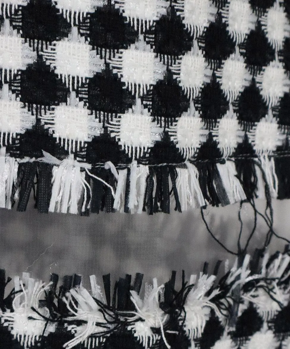 Msgm B&W Check Print Dress sz 6