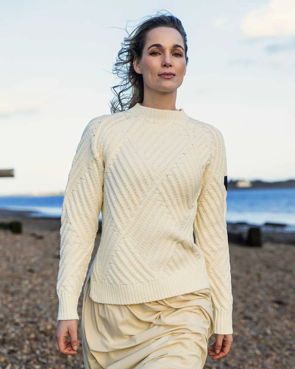 Musto Womens Marina Raised Crew Neck Knit