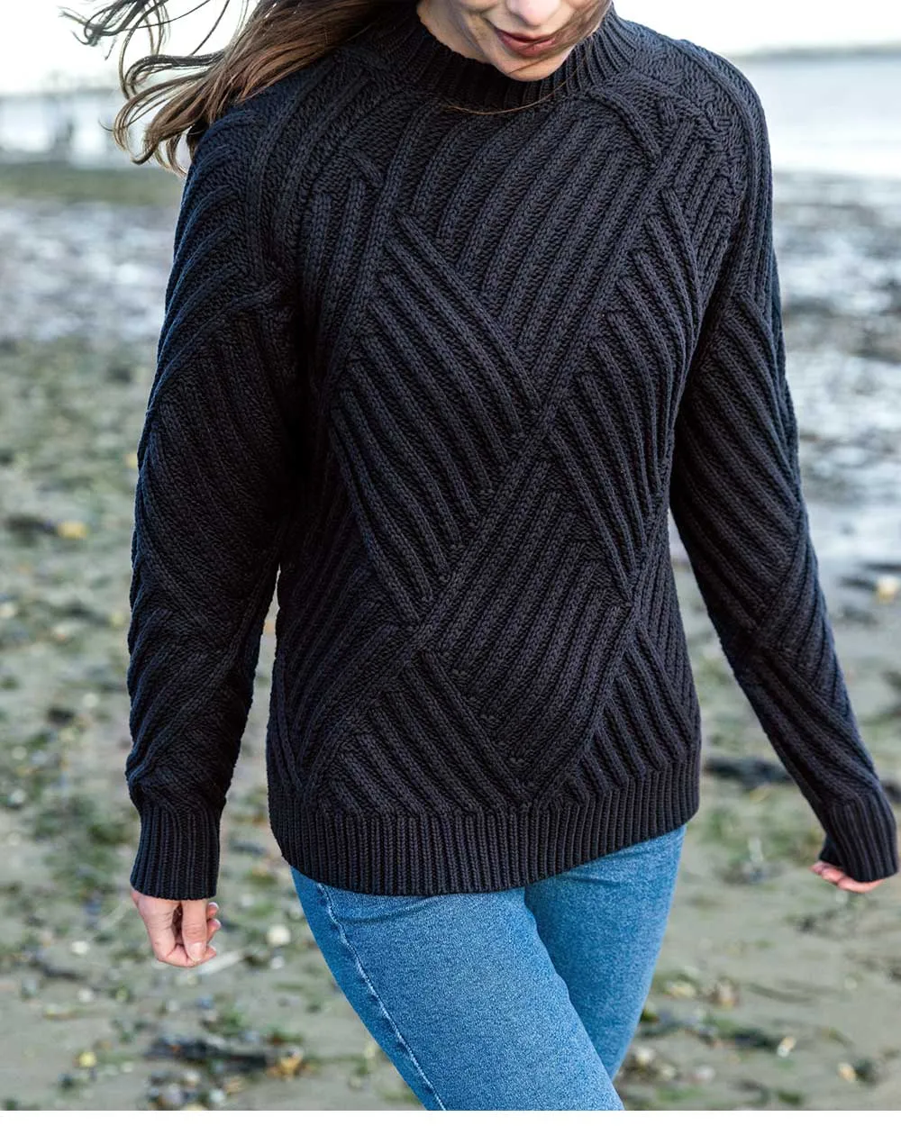 Musto Womens Marina Raised Crew Neck Knit