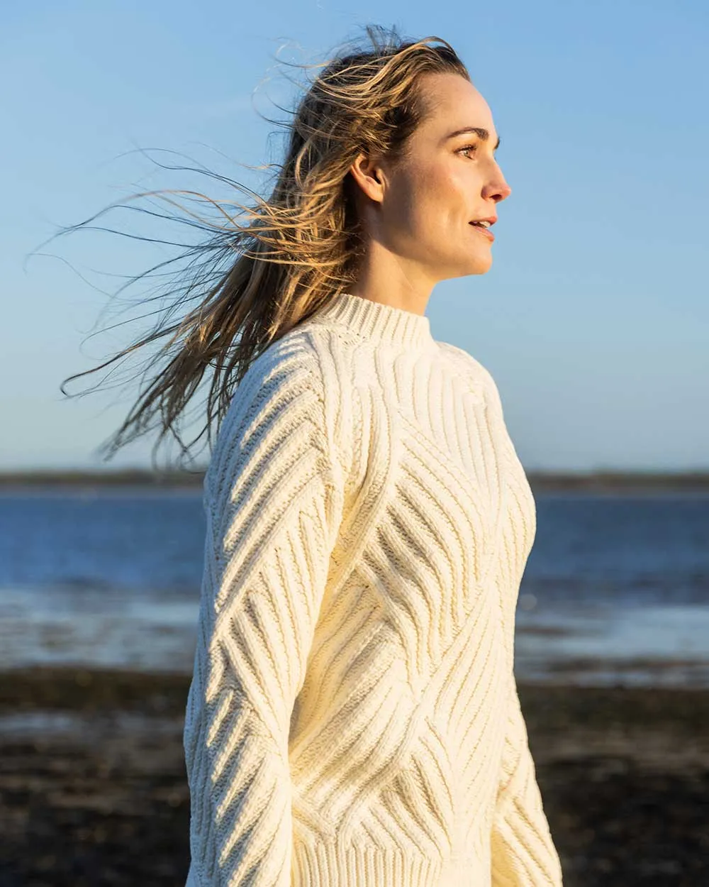 Musto Womens Marina Raised Crew Neck Knit
