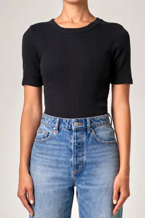 NEUW Womens Frenchie Tee - Black