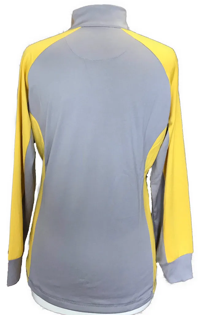 New 2023 Ryder Cup Gray & Yellow Mid-Layer Golf Pullover Size L. MSP$65