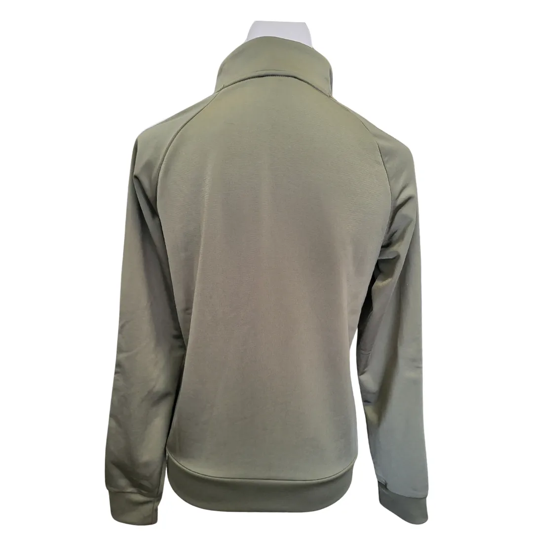 New Adidas Primegreen Tricot 3-Stripes Track Jacket - Olive Strata Size S