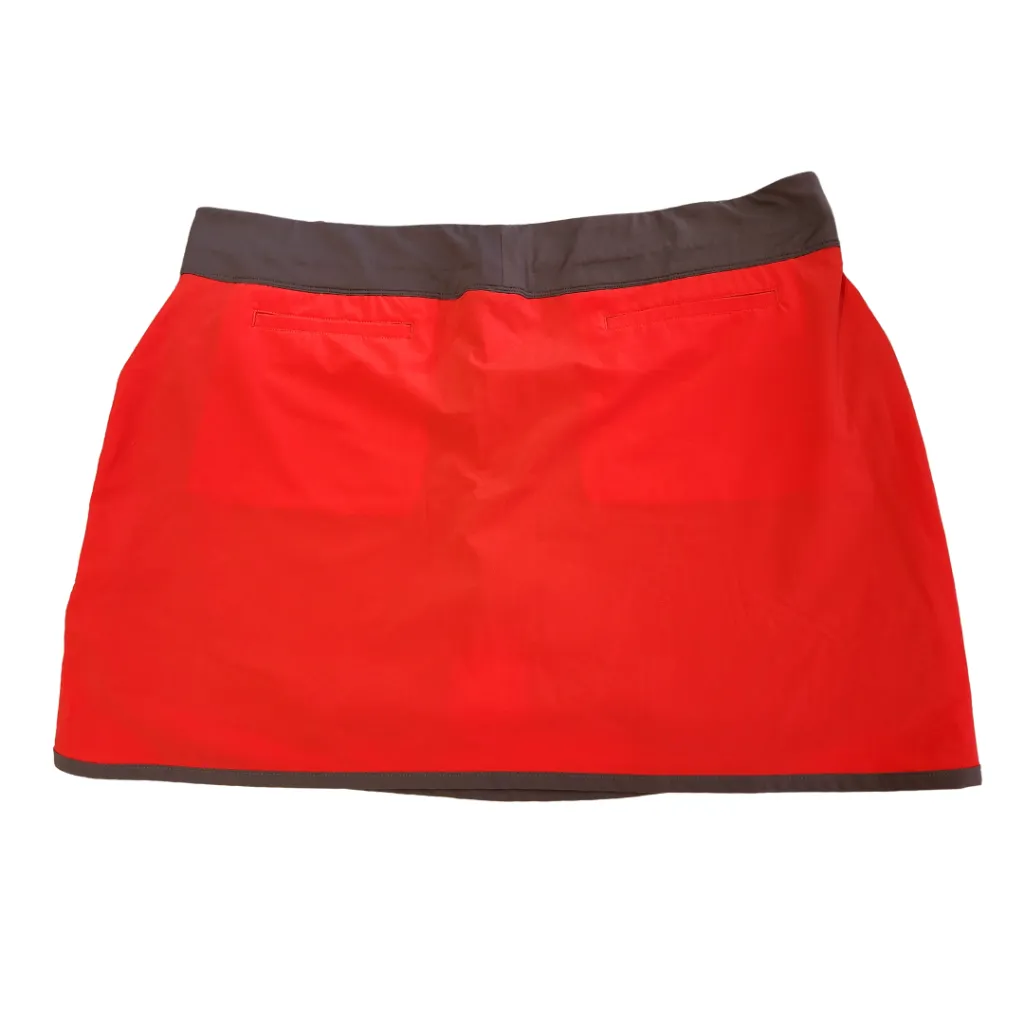 New Adidas Red & Gray Rangewear Golf Skort Size XL MSP $84
