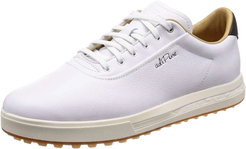 New Adidas Unisex White Leather Adipure Retro Golf Shoes Size 9.5 (Women)  MSP$180