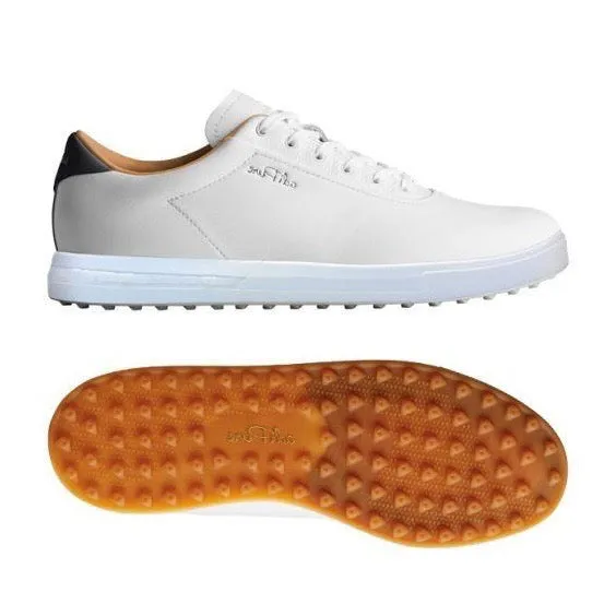 New Adidas Unisex White Leather Adipure Retro Golf Shoes Size 9.5 (Women)  MSP$180