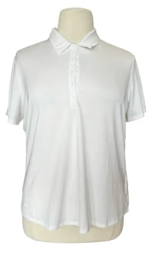 New Adidas White Polo Size 2XL