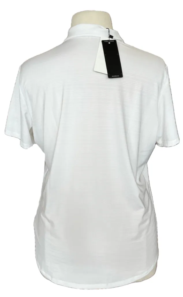 New Adidas White Polo Size 2XL