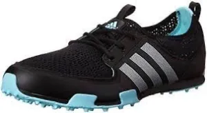 New Adidas Women's Climacool Ballerina II Golf Shoe in Black/Silver Size 7 MSP$100