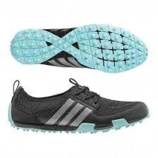 New Adidas Women's Climacool Ballerina II Golf Shoe in Black/Silver Size 7 MSP$100